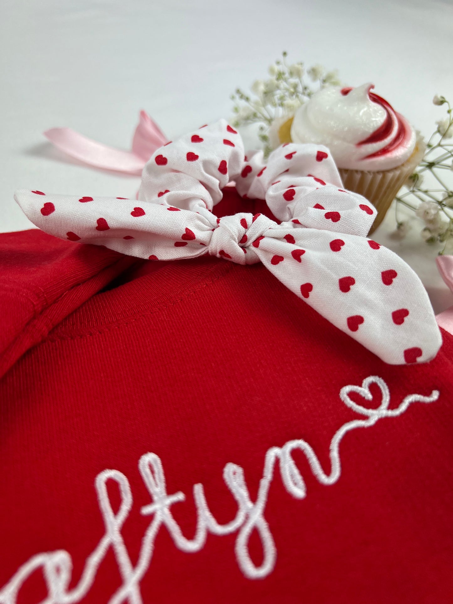 Heart Scrunchie