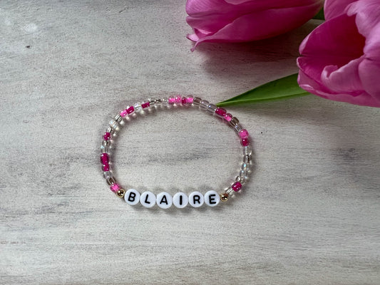 The Word Bracelet - Seed Bead (Valentine's Day Edition)