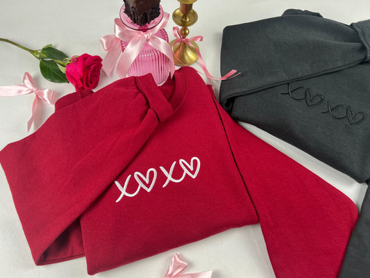 Women's “XOXO” Embroidered Sweater